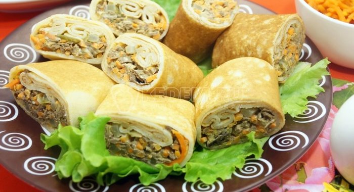 Блины с печенью «Закусочные»