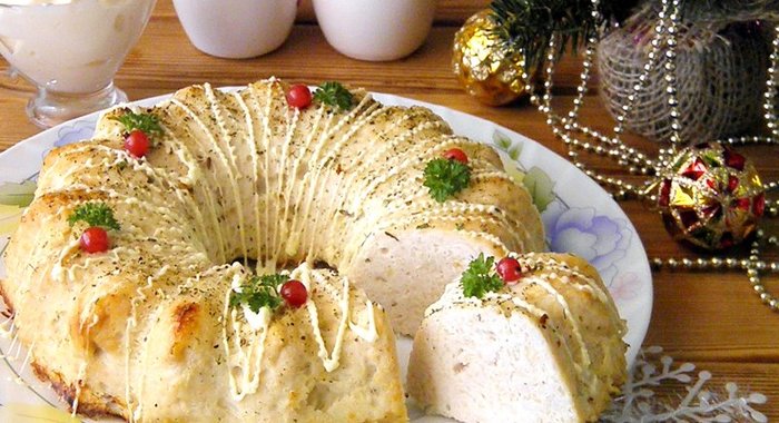 Куриное суфле в духовке