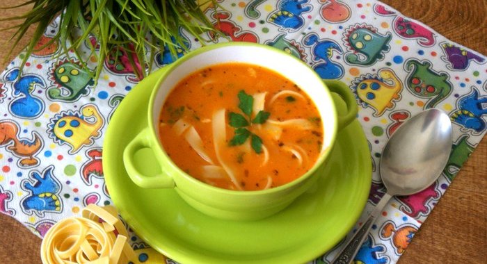 Куриный суп в итальянском стиле