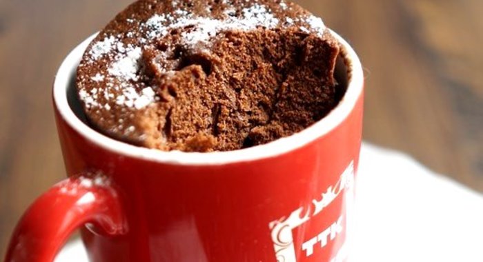 Кекс в микроволновке за 5 минут