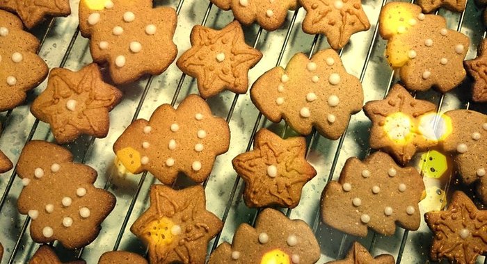 Рождественское пряное имбирное печенье