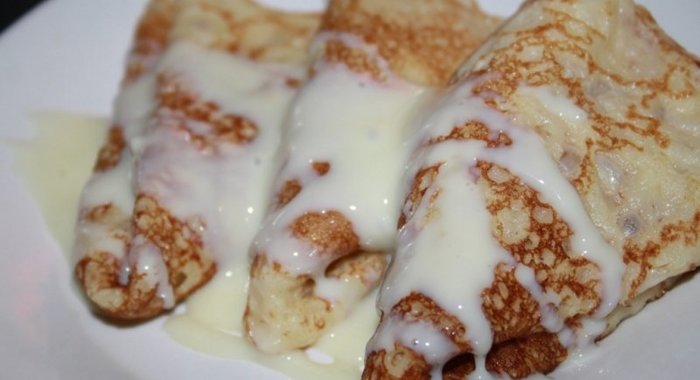 Ажурные блинчики на топленом молоке