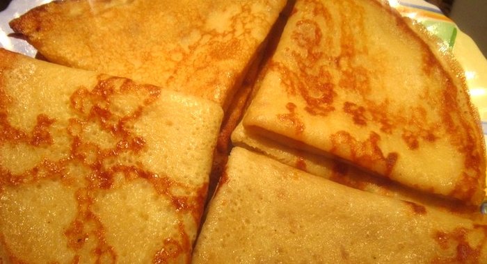 Блины без яиц и молока