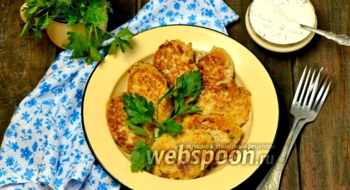 Сочные котлеты из курицы и овощей