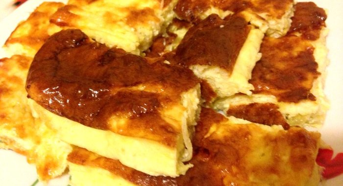 Творожная запеканка с кабачками