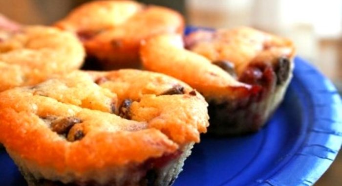 Маффины с малиной