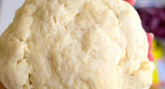 Творожное тесто для пирога с вишней