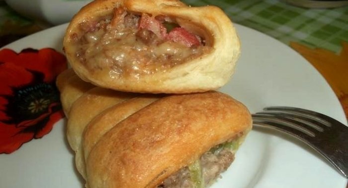 Пицца в рожках