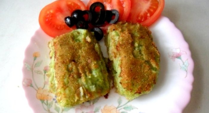 Котлеты из брокколи и картофеля