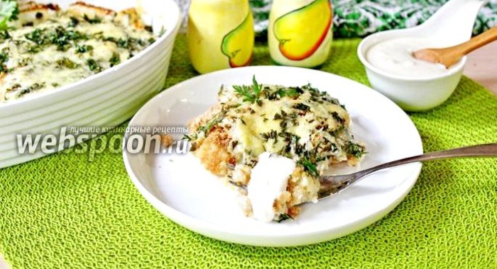 Запеканка из филе минтая и цветной капусты