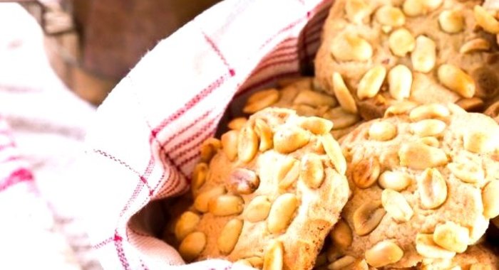 Песочное печенье с арахисом