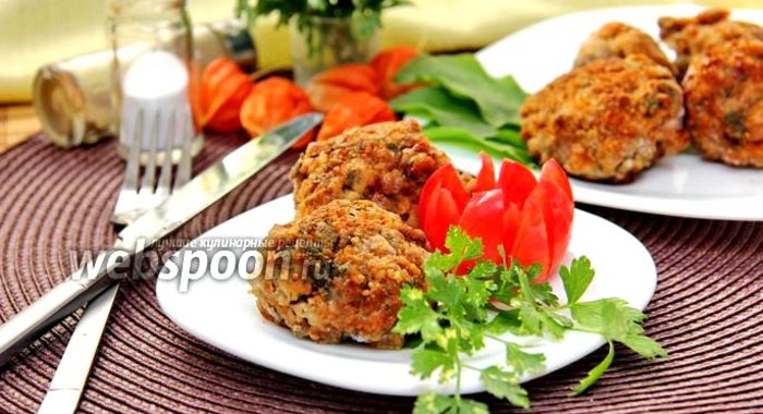 Рубленные котлеты из свинины с майонезом