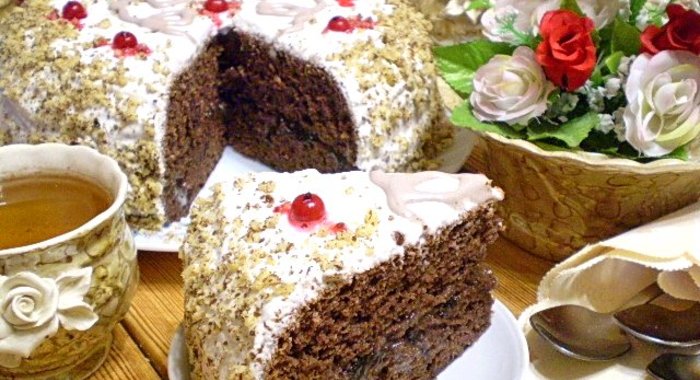 Торт черносливовый