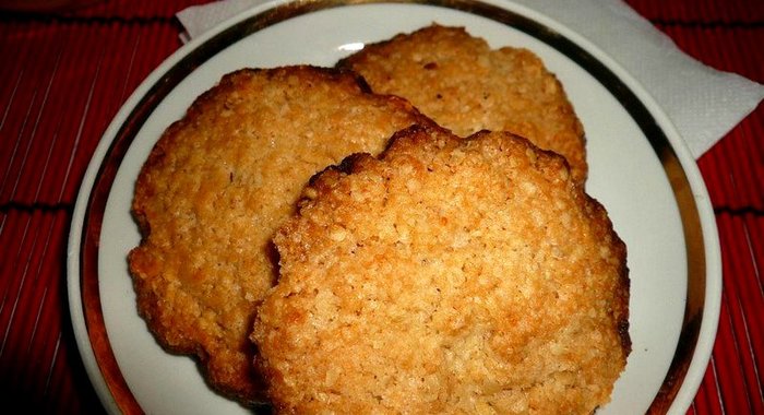 Хрустящее овсяное печенье