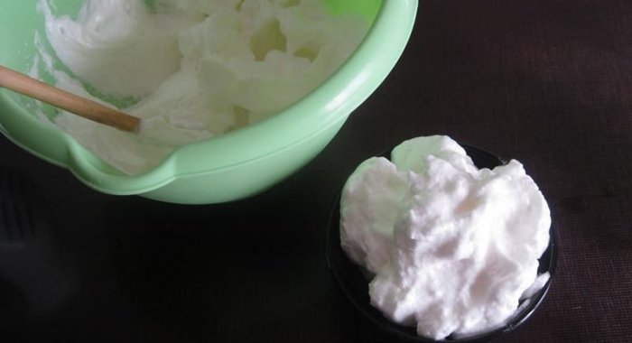 Белковый крем для торта