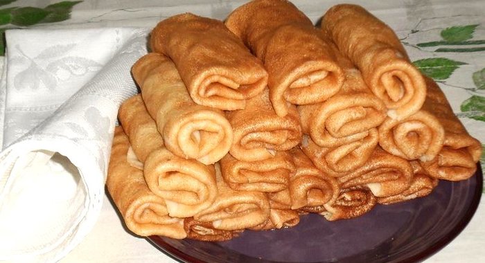 Блины с мясом