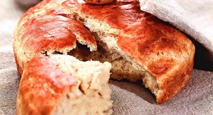 Пане паскуале, итальянский пасхальный хлеб