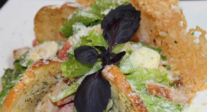 Блины с ветчиной и сыром