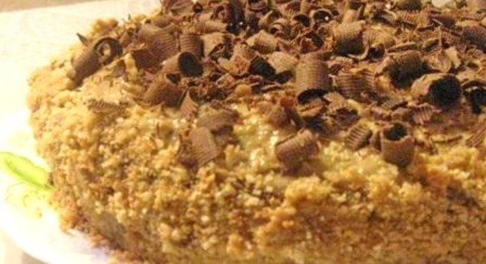 Торт орехово-кофейный