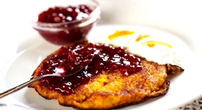 Блины морковные