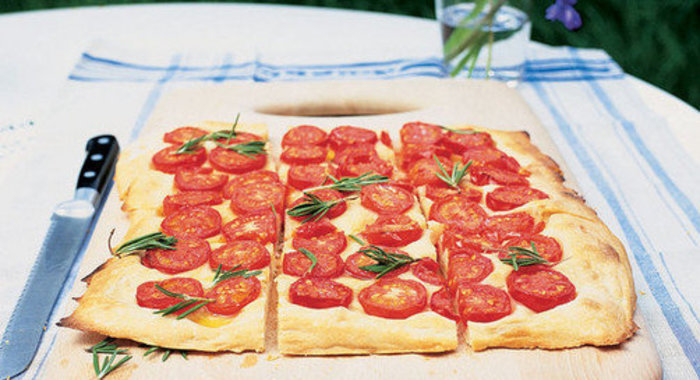 Помидорные хлебцы с розмарином