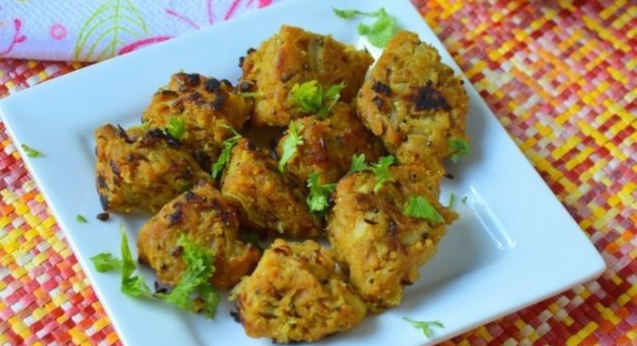 Капустные котлеты с овсяными хлопьями