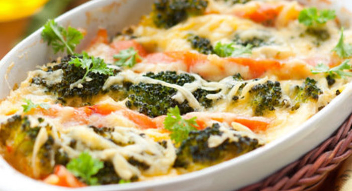 Запеканка из брокколи