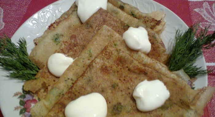 Тонкие картофельные блинчики