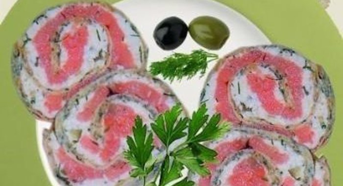 Норвежские рулетики с горбушей