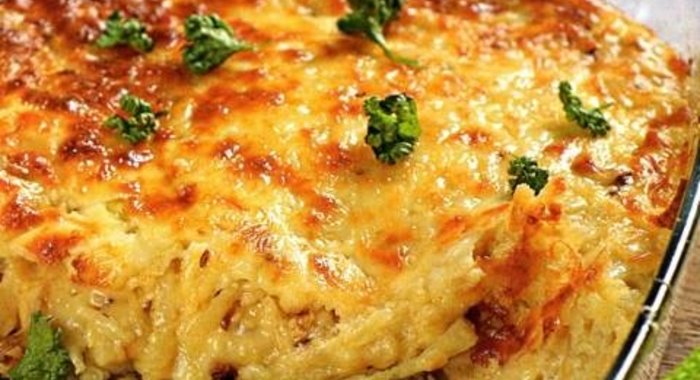 Капустная запеканка с фаршем