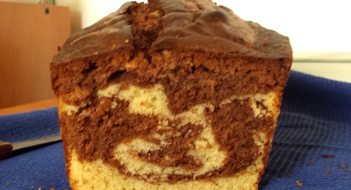 Кекс с нутеллой и кокосовым молоком