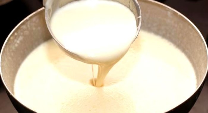 Тесто для блинов на кефире