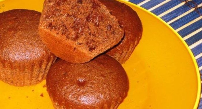 Кексики на кефире пышные