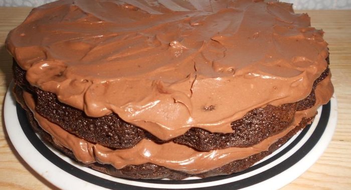 Шоколадный торт по-американски