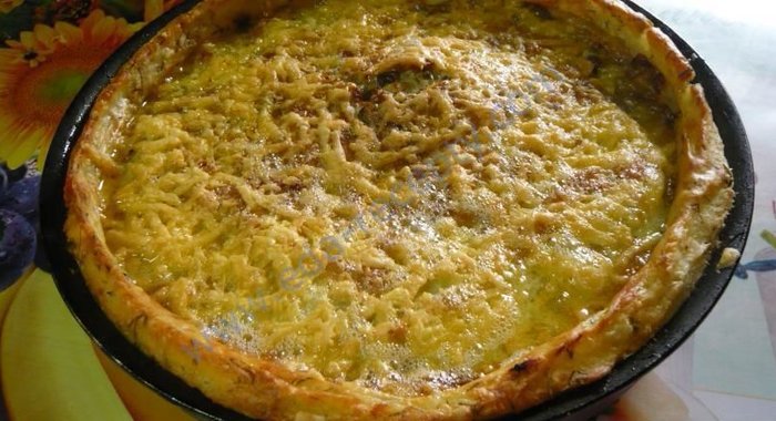 Картофельная запеканка с грибами в духовке