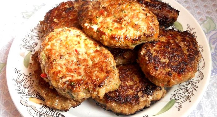 Котлеты с болгарским перцем