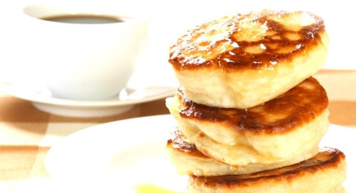 Оладушки с яблоками