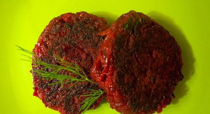 Котлеты из свеклы постные