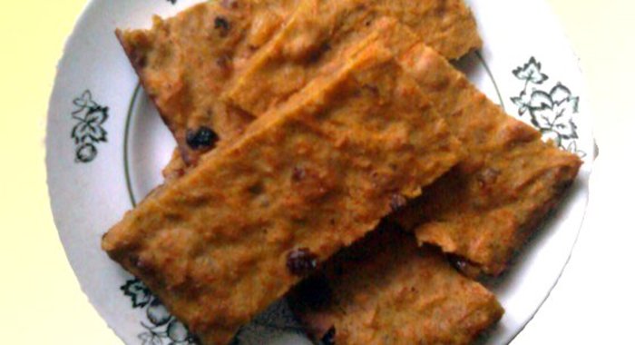 Морковный кекс с изюмом