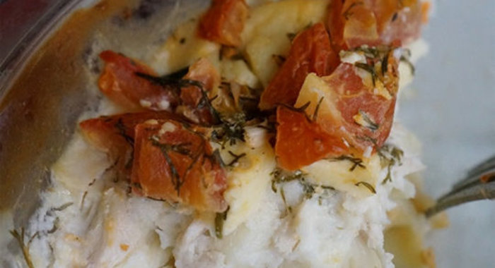 Запеканка из пенне с индейкой и томатами