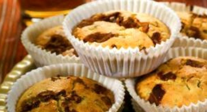 Кексы с беконом