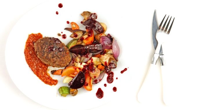 Котлеты из мраморной говядины