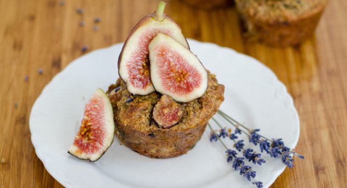 Кексы с миндалем и инжиром