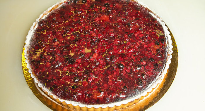 Клюквенный пирог