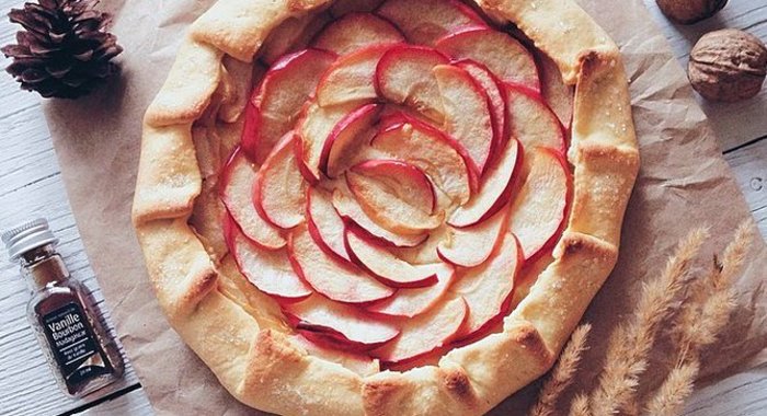 Яблочная галета (Apple Galette)