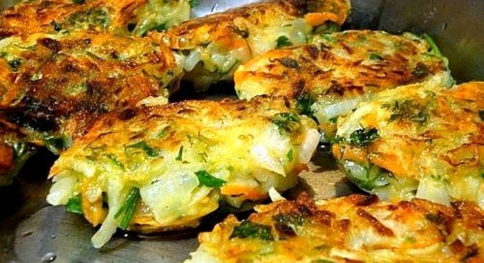 Котлеты луковые постные