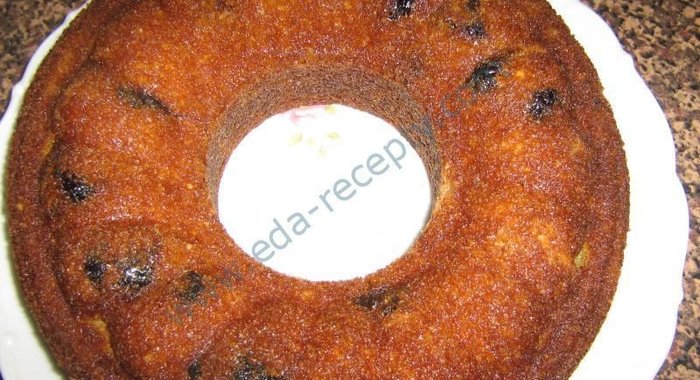 Кекс с черносливом и грецким орехом Браслет