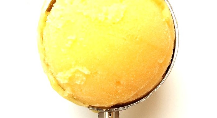 Лимонно-манговый сорбет