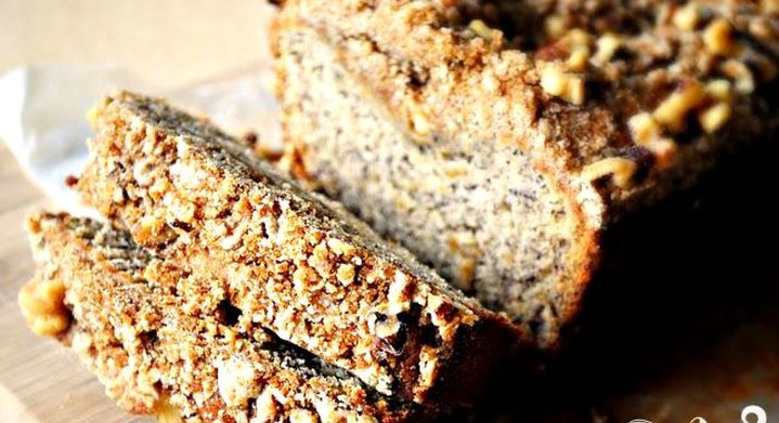 Банановый хлеб с корицей и орехами