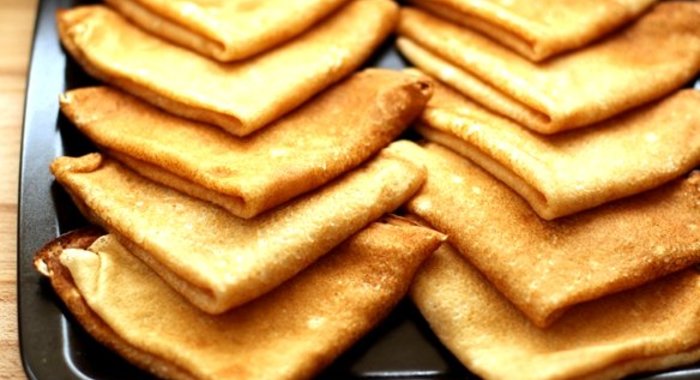 Блинчики на кислом кефире